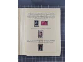 1859/1975 (ca.), postfrische/ungebrauchte und gestempelte Themensammlung “Der imperialistische Weltkrieg 1914/18”, inkl. Kolo