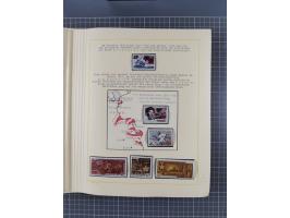 1859/1975 (ca.), postfrische/ungebrauchte und gestempelte Themensammlung “Der imperialistische Weltkrieg 1914/18”, inkl. Kolo