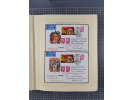 1859/1975 (ca.), postfrische/ungebrauchte und gestempelte Themensammlung “Der imperialistische Weltkrieg 1914/18”, inkl. Kolo