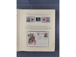 1859/1975 (ca.), postfrische/ungebrauchte und gestempelte Themensammlung “Der imperialistische Weltkrieg 1914/18”, inkl. Kolo