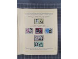 1859/1975 (ca.), postfrische/ungebrauchte und gestempelte Themensammlung “Der imperialistische Weltkrieg 1914/18”, inkl. Kolo