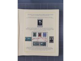 1859/1975 (ca.), postfrische/ungebrauchte und gestempelte Themensammlung “Der imperialistische Weltkrieg 1914/18”, inkl. Kolo