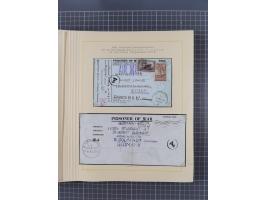 1859/1975 (ca.), postfrische/ungebrauchte und gestempelte Themensammlung “Der imperialistische Weltkrieg 1914/18”, inkl. Kolo