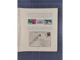 1859/1975 (ca.), postfrische/ungebrauchte und gestempelte Themensammlung “Der imperialistische Weltkrieg 1914/18”, inkl. Kolo