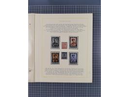 1859/1975 (ca.), postfrische/ungebrauchte und gestempelte Themensammlung “Der imperialistische Weltkrieg 1914/18”, inkl. Kolo