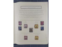 1859/1975 (ca.), postfrische/ungebrauchte und gestempelte Themensammlung “Der imperialistische Weltkrieg 1914/18”, inkl. Kolo