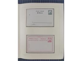 1859/1975 (ca.), postfrische/ungebrauchte und gestempelte Themensammlung “Der imperialistische Weltkrieg 1914/18”, inkl. Kolo