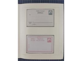 1859/1975 (ca.), postfrische/ungebrauchte und gestempelte Themensammlung “Der imperialistische Weltkrieg 1914/18”, inkl. Kolo