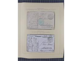 1859/1975 (ca.), postfrische/ungebrauchte und gestempelte Themensammlung “Der imperialistische Weltkrieg 1914/18”, inkl. Kolo