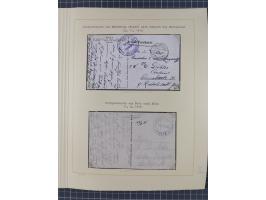 1859/1975 (ca.), postfrische/ungebrauchte und gestempelte Themensammlung “Der imperialistische Weltkrieg 1914/18”, inkl. Kolo