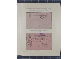 1859/1975 (ca.), postfrische/ungebrauchte und gestempelte Themensammlung “Der imperialistische Weltkrieg 1914/18”, inkl. Kolo