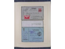 1859/1975 (ca.), postfrische/ungebrauchte und gestempelte Themensammlung “Der imperialistische Weltkrieg 1914/18”, inkl. Kolo