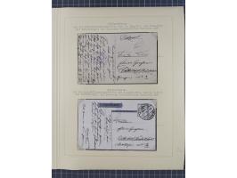 1859/1975 (ca.), postfrische/ungebrauchte und gestempelte Themensammlung “Der imperialistische Weltkrieg 1914/18”, inkl. Kolo