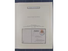 1859/1975 (ca.), postfrische/ungebrauchte und gestempelte Themensammlung “Der imperialistische Weltkrieg 1914/18”, inkl. Kolo