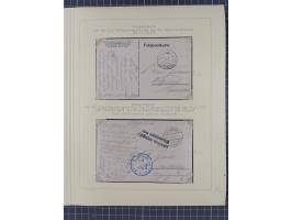 1859/1975 (ca.), postfrische/ungebrauchte und gestempelte Themensammlung “Der imperialistische Weltkrieg 1914/18”, inkl. Kolo