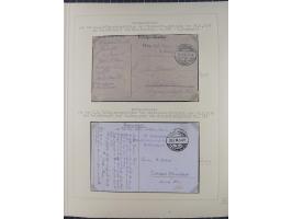 1859/1975 (ca.), postfrische/ungebrauchte und gestempelte Themensammlung “Der imperialistische Weltkrieg 1914/18”, inkl. Kolo