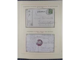 1859/1975 (ca.), postfrische/ungebrauchte und gestempelte Themensammlung “Der imperialistische Weltkrieg 1914/18”, inkl. Kolo