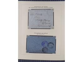 1859/1975 (ca.), postfrische/ungebrauchte und gestempelte Themensammlung “Der imperialistische Weltkrieg 1914/18”, inkl. Kolo