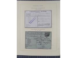 1859/1975 (ca.), postfrische/ungebrauchte und gestempelte Themensammlung “Der imperialistische Weltkrieg 1914/18”, inkl. Kolo