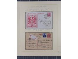 1859/1975 (ca.), postfrische/ungebrauchte und gestempelte Themensammlung “Der imperialistische Weltkrieg 1914/18”, inkl. Kolo