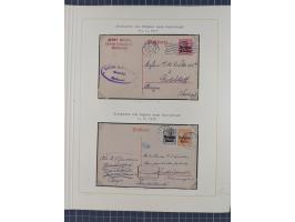 1859/1975 (ca.), postfrische/ungebrauchte und gestempelte Themensammlung “Der imperialistische Weltkrieg 1914/18”, inkl. Kolo