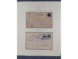 1859/1975 (ca.), postfrische/ungebrauchte und gestempelte Themensammlung “Der imperialistische Weltkrieg 1914/18”, inkl. Kolo