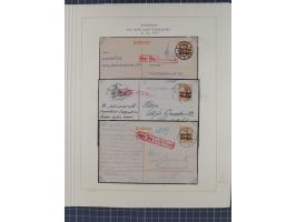 1859/1975 (ca.), postfrische/ungebrauchte und gestempelte Themensammlung “Der imperialistische Weltkrieg 1914/18”, inkl. Kolo