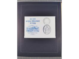 1859/1975 (ca.), postfrische/ungebrauchte und gestempelte Themensammlung “Der imperialistische Weltkrieg 1914/18”, inkl. Kolo