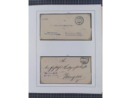 1859/1975 (ca.), postfrische/ungebrauchte und gestempelte Themensammlung “Der imperialistische Weltkrieg 1914/18”, inkl. Kolo