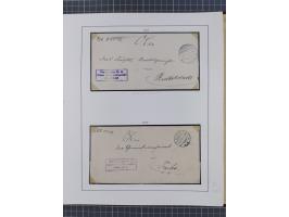 1859/1975 (ca.), postfrische/ungebrauchte und gestempelte Themensammlung “Der imperialistische Weltkrieg 1914/18”, inkl. Kolo