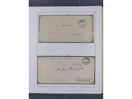 1859/1975 (ca.), postfrische/ungebrauchte und gestempelte Themensammlung “Der imperialistische Weltkrieg 1914/18”, inkl. Kolo