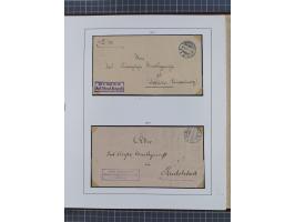 1859/1975 (ca.), postfrische/ungebrauchte und gestempelte Themensammlung “Der imperialistische Weltkrieg 1914/18”, inkl. Kolo