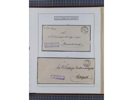 1859/1975 (ca.), postfrische/ungebrauchte und gestempelte Themensammlung “Der imperialistische Weltkrieg 1914/18”, inkl. Kolo