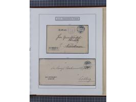 1859/1975 (ca.), postfrische/ungebrauchte und gestempelte Themensammlung “Der imperialistische Weltkrieg 1914/18”, inkl. Kolo