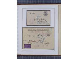 1859/1975 (ca.), postfrische/ungebrauchte und gestempelte Themensammlung “Der imperialistische Weltkrieg 1914/18”, inkl. Kolo