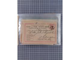 1859/1975 (ca.), postfrische/ungebrauchte und gestempelte Themensammlung “Der imperialistische Weltkrieg 1914/18”, inkl. Kolo