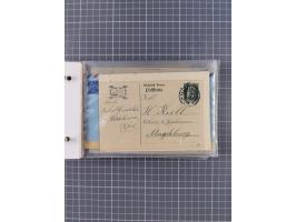 1859/1975 (ca.), postfrische/ungebrauchte und gestempelte Themensammlung “Der imperialistische Weltkrieg 1914/18”, inkl. Kolo