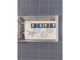 1859/1975 (ca.), postfrische/ungebrauchte und gestempelte Themensammlung “Der imperialistische Weltkrieg 1914/18”, inkl. Kolo