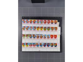 1872/1980 (ca.), mint never hinged/unused and used collection, including officials and postage dues, together with some souve