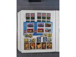 1960/76, mint never hinged/unused and used collection, two albums of imperforated issues, with most miniature and souvenir sh