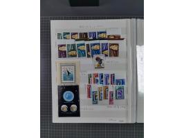 1960/76, mint never hinged/unused and used collection, two albums of imperforated issues, with most miniature and souvenir sh