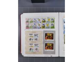 1960/76, mint never hinged/unused and used collection, two albums of imperforated issues, with most miniature and souvenir sh