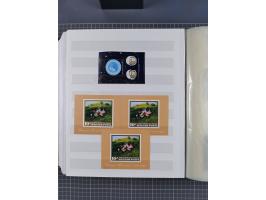 1960/76, mint never hinged/unused and used collection, two albums of imperforated issues, with most miniature and souvenir sh