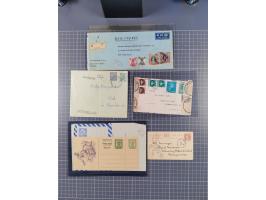 1845/1970, over 100 covers &amp; cards starting pre-philatelic letter with red oval India, Srinagar and Patiala States, regis