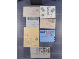 1845/1970, over 100 covers &amp; cards starting pre-philatelic letter with red oval India, Srinagar and Patiala States, regis