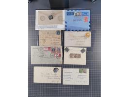 1845/1970, over 100 covers &amp; cards starting pre-philatelic letter with red oval India, Srinagar and Patiala States, regis