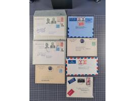 1845/1970, over 100 covers &amp; cards starting pre-philatelic letter with red oval India, Srinagar and Patiala States, regis