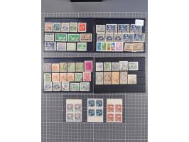 1884/1960, collection in folder mint and used, starting Mi.I-III blocks of four, imperf and overprinted issues, mainly fine.