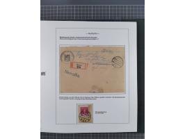 1920/45, HLUCIN - 'Hultschiner Ländchen' collection on 30 album leaves in album, starting with first Czechoslovakian post 4.2