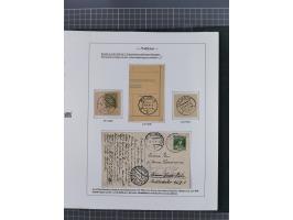 1920/45, HLUCIN - 'Hultschiner Ländchen' collection on 30 album leaves in album, starting with first Czechoslovakian post 4.2